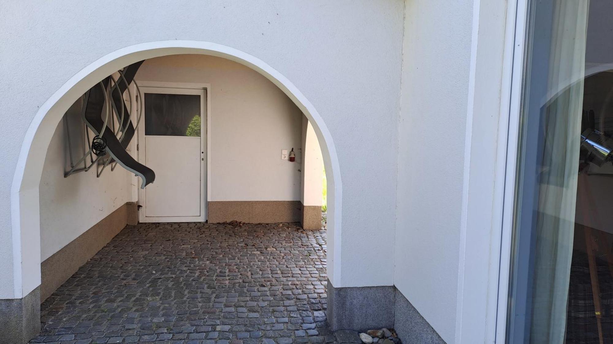 Haus Am Achterwasser - Ferienwohnung Im Og Zinnowitz Exterior foto